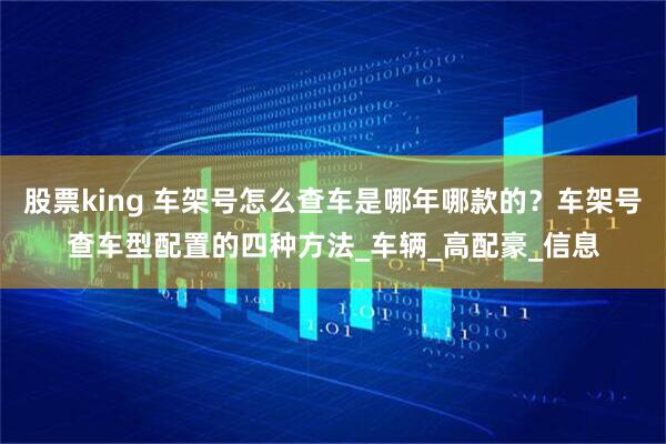 股票king 车架号怎么查车是哪年哪款的？车架号查车型配置的四种方法_车辆_高配豪_信息