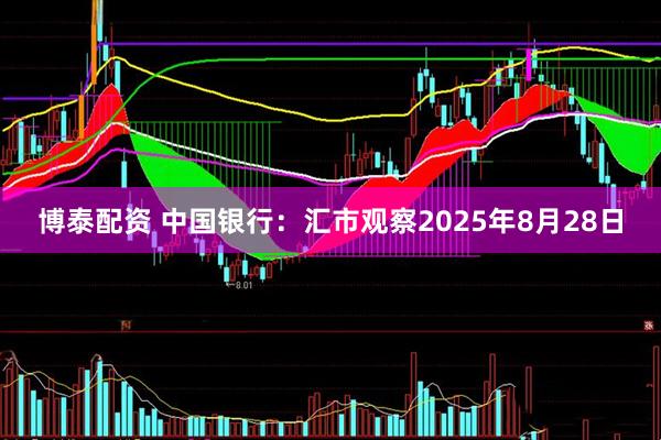 博泰配资 中国银行：汇市观察2025年8月28日