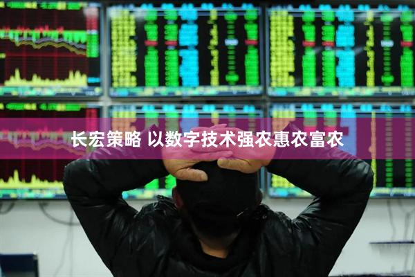 长宏策略 以数字技术强农惠农富农