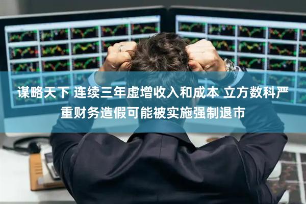 谋略天下 连续三年虚增收入和成本 立方数科严重财务造假可能被实施强制退市